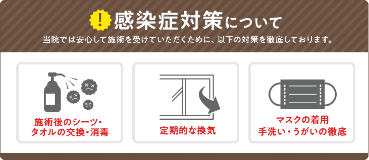 感染症対策について